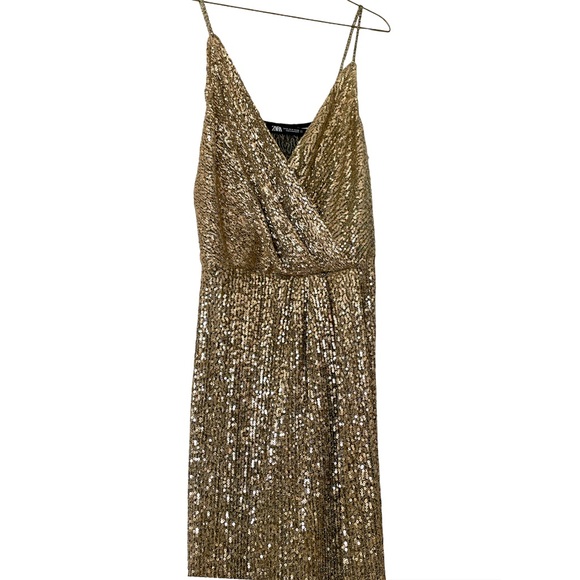 NWT ZARA MIDDI DRESS. SIZE MEDIUM - Picture 2 of 8